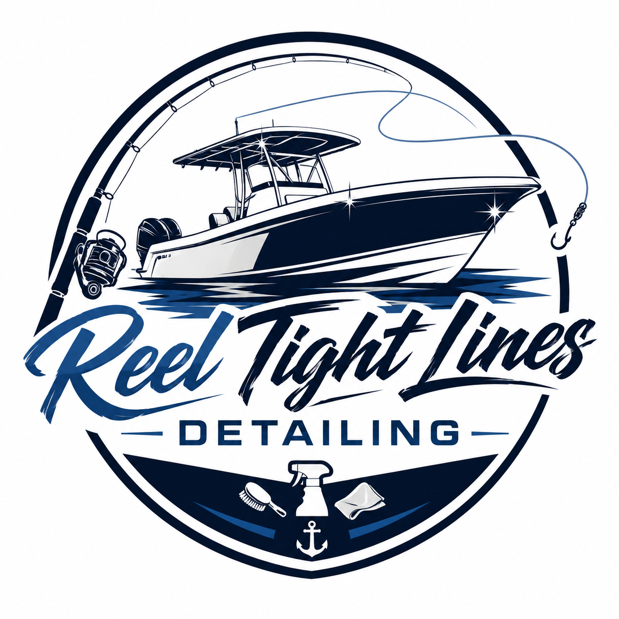 Reel Tight Lines Detailing logo